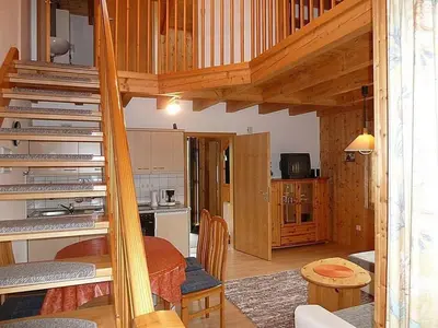 Küche/Küchenzeile in der Unterkunft Ferienhaus Nr 13B, Feriendorf Hagbügerl, Bayr Wald
