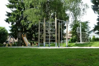 Ein Garten an der Unterkunft Ferienhaus Nr 18B, Feriendorf Hagbügerl, Bayr Wald