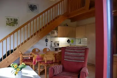 Küche/Küchenzeile in der Unterkunft Ferienhaus Nr 3A2, Feriendorf Hagbügerl, Bayr Wald