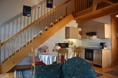 Küche/Küchenzeile in der Unterkunft Ferienhaus Nr 8A2, Feriendorf Hagbügerl, Bayr Wald