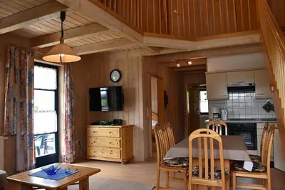 Küche/Küchenzeile in der Unterkunft Ferienhaus Nr 14A2, Feriendorf Hagbügerl, Bayr Wald