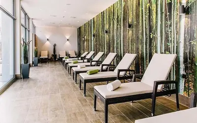 Ein Sitzbereich in der Unterkunft Ferienhaus Nr 7A3, Feriendorf Hagbügerl, Bayr Wald