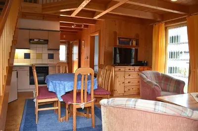 Küche/Küchenzeile in der Unterkunft Ferienhaus Nr 18A3, Feriendorf Hagbügerl, Bayr Wald