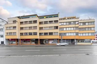 Das Gebäude in dem sich die Ferienwohnung befindet