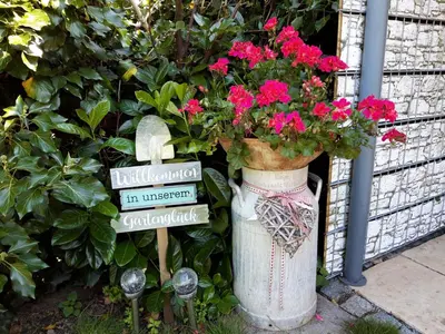 Ein Garten an der Unterkunft Ferienhaus Heuberger