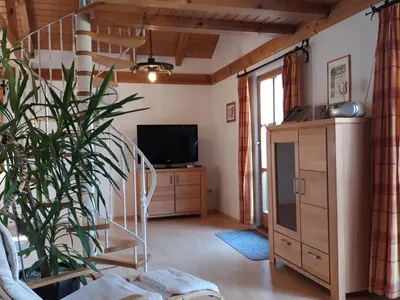 TV/Unterhaltungsangebot in der Unterkunft Ferienhaus Heuberger