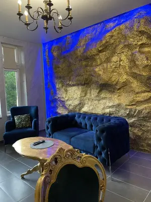 Ein Sitzbereich in der Unterkunft Luxus Design Apartments