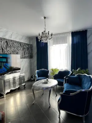 Ein Sitzbereich in der Unterkunft Luxus Design Apartments