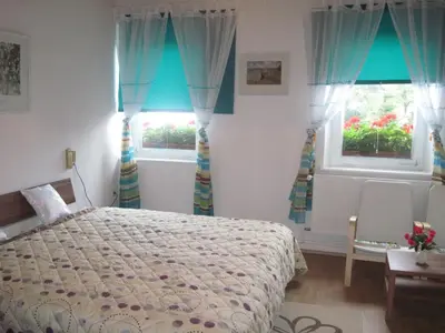 Ein Bett oder Betten in einem Zimmer der Unterkunft Hotel 