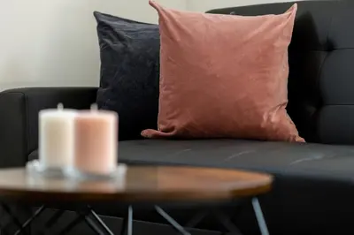 Ein Sitzbereich in der Unterkunft Schöne Ferienwohnung in Oberkotzau am Fichtelgebirge