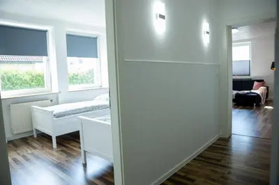Ein Sitzbereich in der Unterkunft Schöne Ferienwohnung in Oberkotzau am Fichtelgebirge