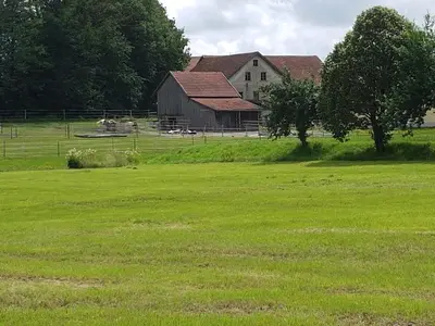 Ein Garten an der Unterkunft Ferienwohnung Robl