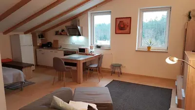 Küche/Küchenzeile in der Unterkunft Apartment Business