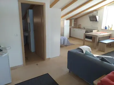 Küche/Küchenzeile in der Unterkunft Apartment Business