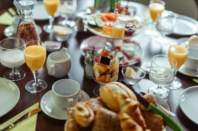 Essen im Hotel oder in der Nähe