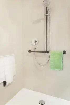 Ein Badezimmer in der Unterkunft Ferienwohnung Bergäcker