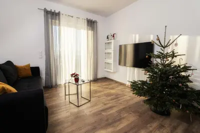 TV/Unterhaltungsangebot in der Unterkunft Ferienwohnung Bergäcker