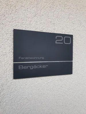 Grundriss der Unterkunft Ferienwohnung Bergäcker