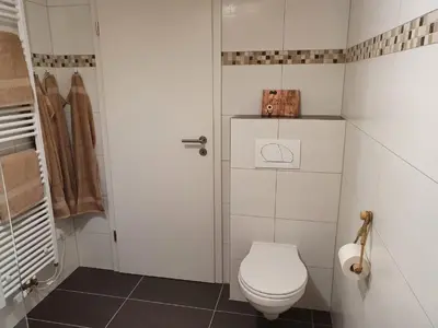 Ein Badezimmer in der Unterkunft Fichtelfeeling