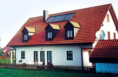 Das Gebäude in dem sich die Ferienwohnung befindet