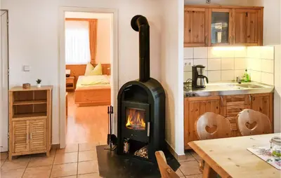 Küche/Küchenzeile in der Unterkunft Ferienhaus Hauptstrasse B