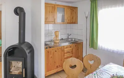 Küche/Küchenzeile in der Unterkunft Ferienhaus Hauptstrasse C