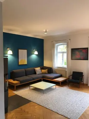 Ein Sitzbereich in der Unterkunft Haus mit Geschichte in Mähring