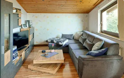 TV/Unterhaltungsangebot in der Unterkunft Ferienhaus Waldgrundst�ck P