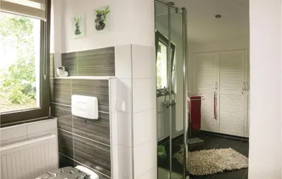 Ein Badezimmer in der Unterkunft Ferienhaus Waldgrundst�ck P