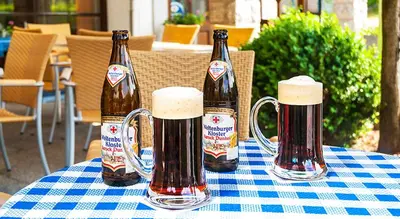 Getränke in der Unterkunft Landhotel Mappacher Hof