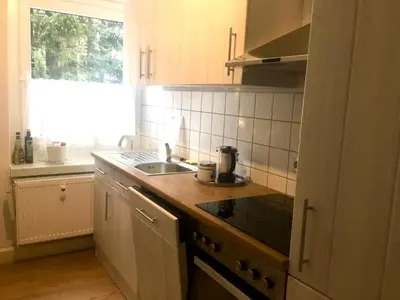 Küche/Küchenzeile in der Unterkunft Ferienwohnung Keilbergblick