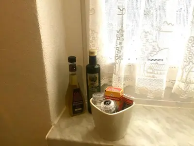 Getränke in der Unterkunft Ferienwohnung Keilbergblick