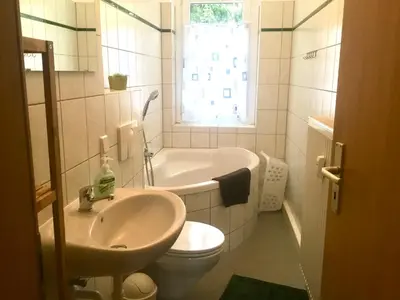 Ein Badezimmer in der Unterkunft Ferienwohnung Keilbergblick