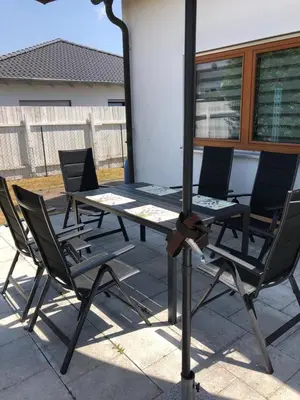 Ein Balkon oder eine Terrasse in der Unterkunft Konnis FerienHaus