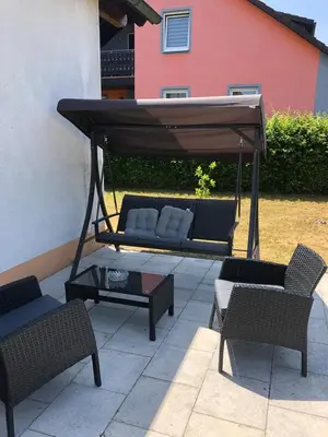 Ein Patio oder anderer Außenbereich in der Unterkunft Konnis FerienHaus