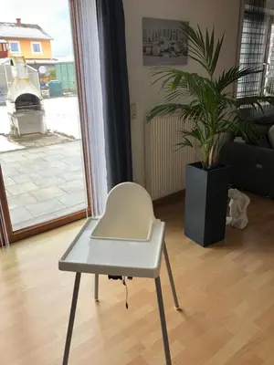 Ein Sitzbereich in der Unterkunft Konnis FerienHaus