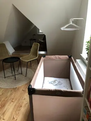 Ein Sitzbereich in der Unterkunft Ferienhaus BB2