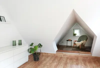 Ein Bett oder Betten in einem Zimmer der Unterkunft Ferienhaus BB2