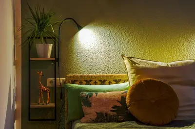 Ein Bett oder Betten in einem Zimmer der Unterkunft Kerkermeister Pension