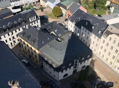 Das Gebäude in dem sich das Bed & Breakfast befindet