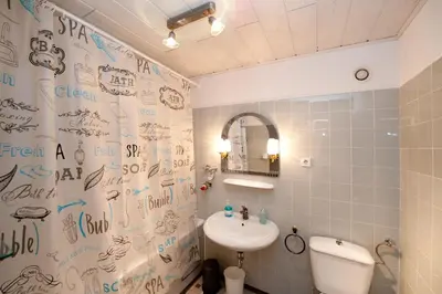 Ein Badezimmer in der Unterkunft Studio Apartment - zentral mit Parkplatz - Balkon