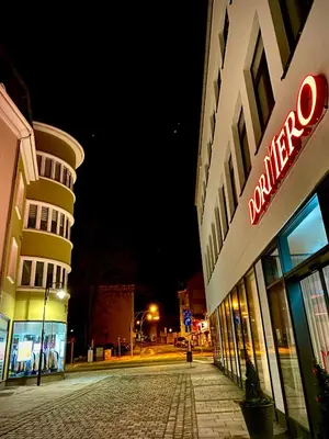 Das Gebäude in dem sich das Hotel befindet
