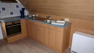 Küche/Küchenzeile in der Unterkunft Ferienwohnung Irene