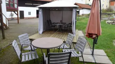Ein Garten an der Unterkunft Ferienwohnung Irene