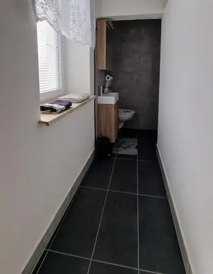 Ein Badezimmer in der Unterkunft WILA Enchenreuth
