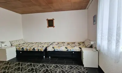 Ein Sitzbereich in der Unterkunft WILA Enchenreuth
