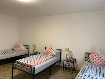 Ein Bett oder Betten in einem Zimmer der Unterkunft Apartment Natali