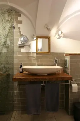 Ein Badezimmer in der Unterkunft Kuhstall