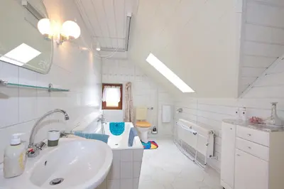 Ein Badezimmer in der Unterkunft Ferienwohnungen Göbler