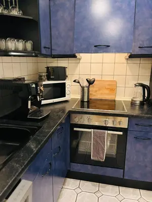 Küche/Küchenzeile in der Unterkunft schöne Fewo,54qm,2SchlaZi,4Pers,Vollausstattung